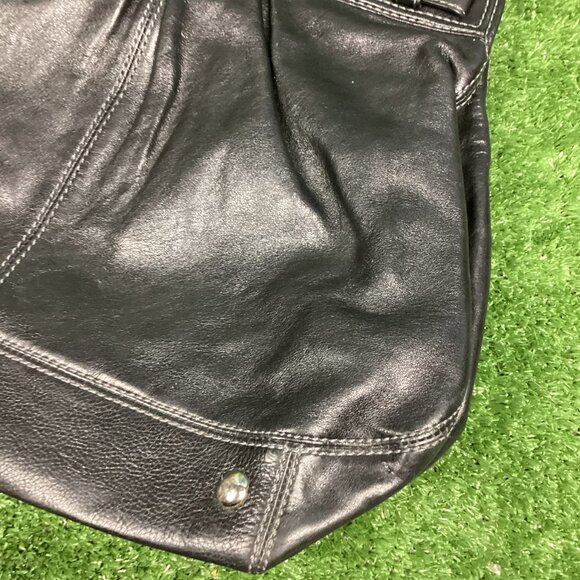 Coach Black Leather Satchel - Vintage - Picture 10 of 11